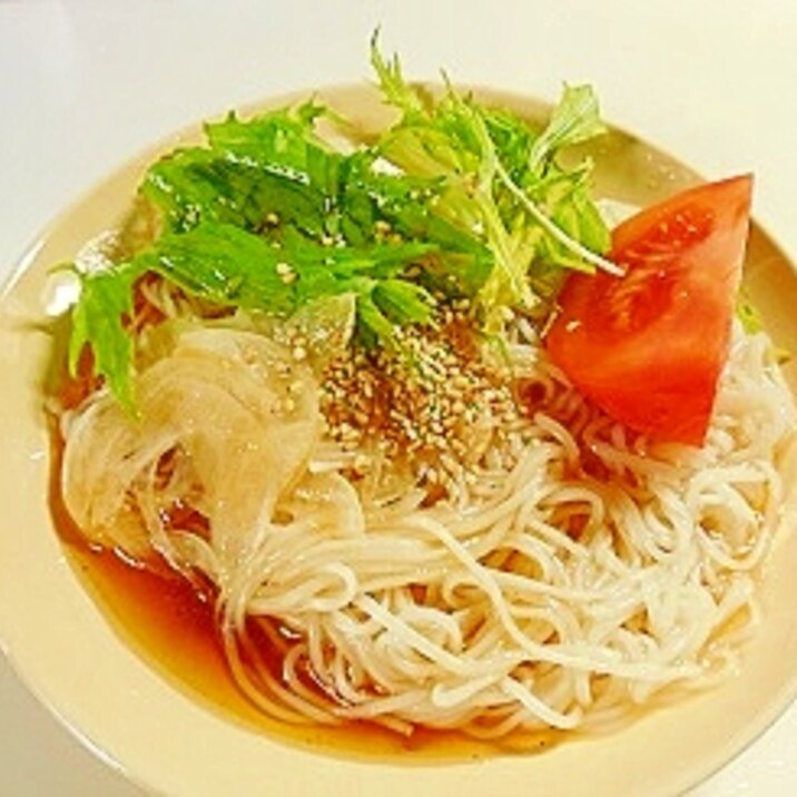 冷やし中華風そうめん